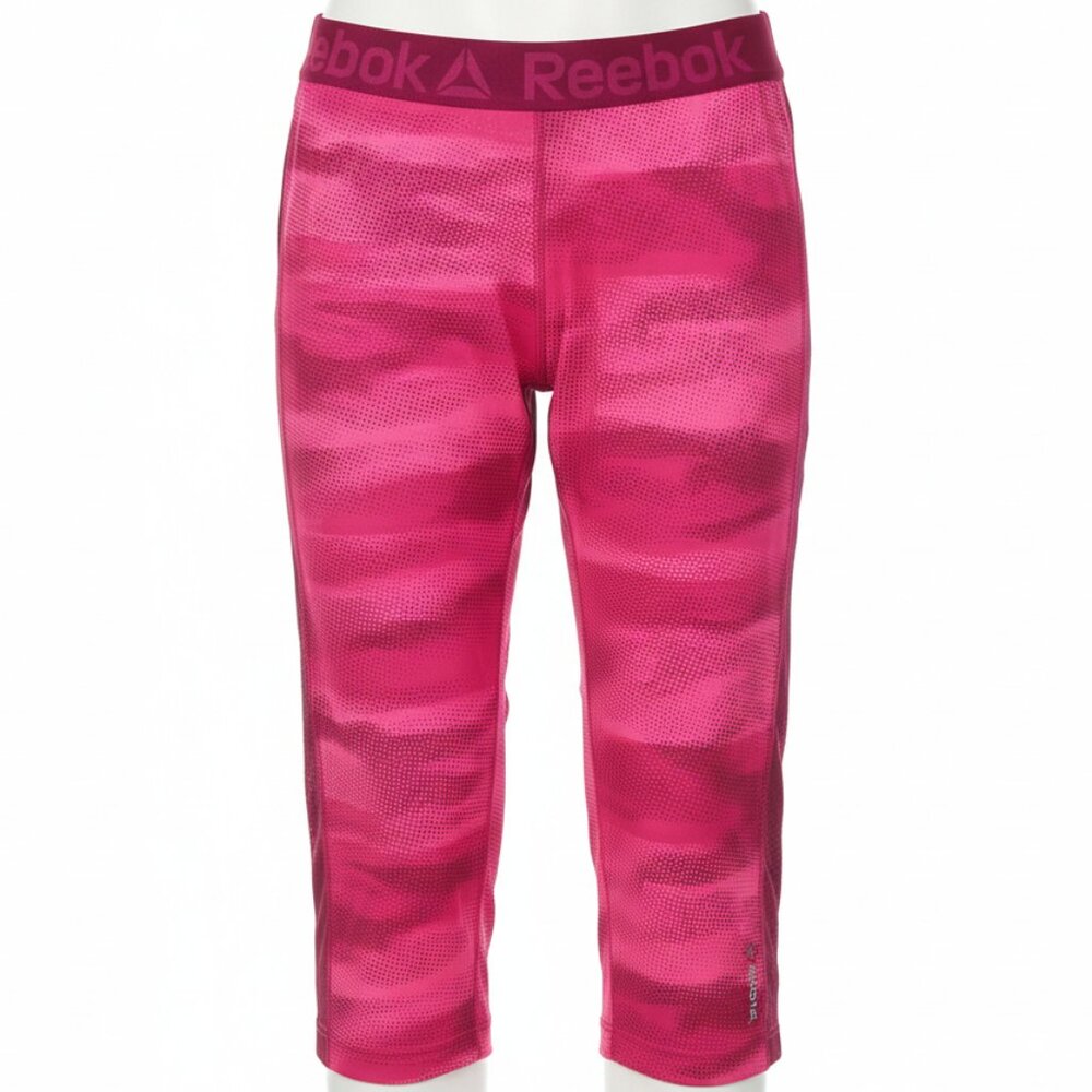 Reebok speedwick Women's Active Wear capri pants pink Size Small